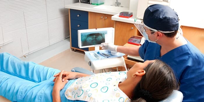 Dr. Magner with patient — personalized dental care